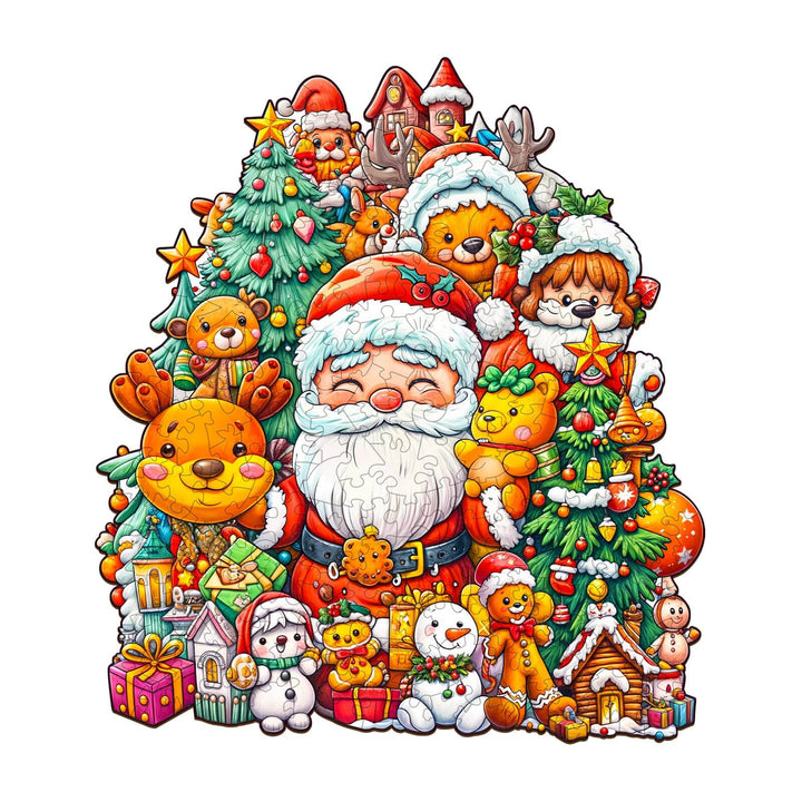 Christmas Cheer-2 Wooden Jigsaw Puzzle