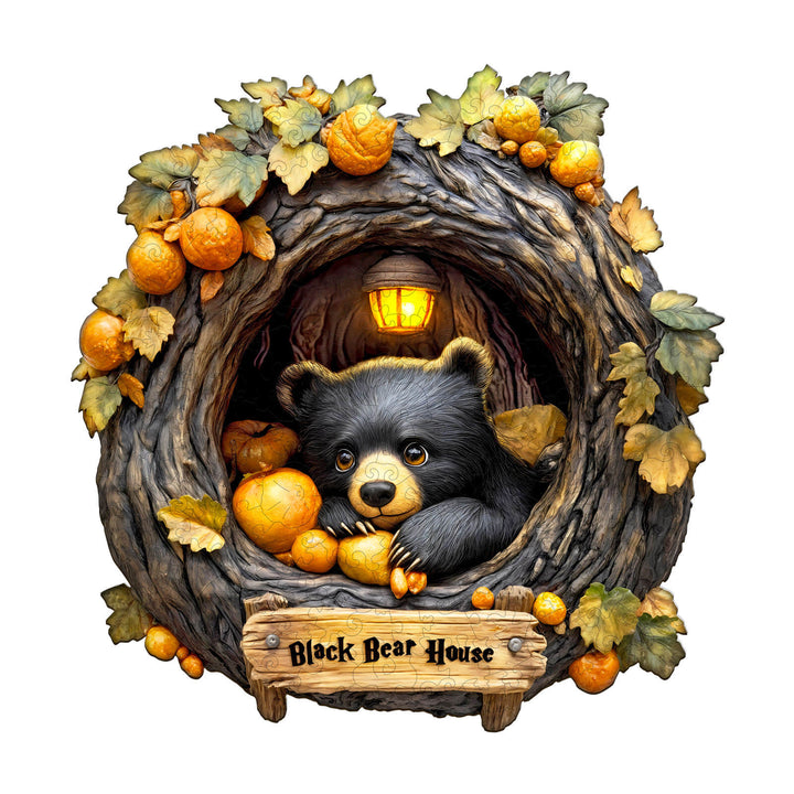 Puzzle en bois Orange Bear