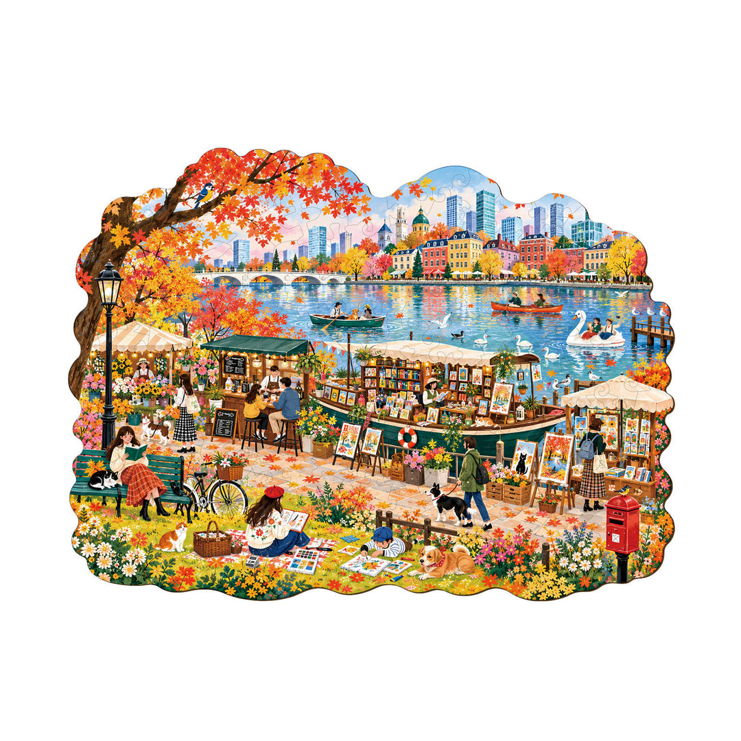 Park Holiday Wooden Jigsaw Puzzle