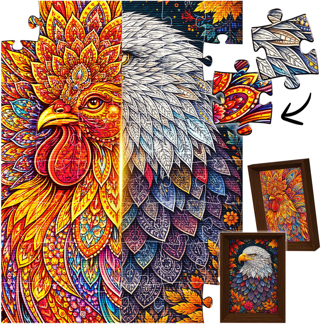 The Eagle Within - Morphing Lenticular Puzzle