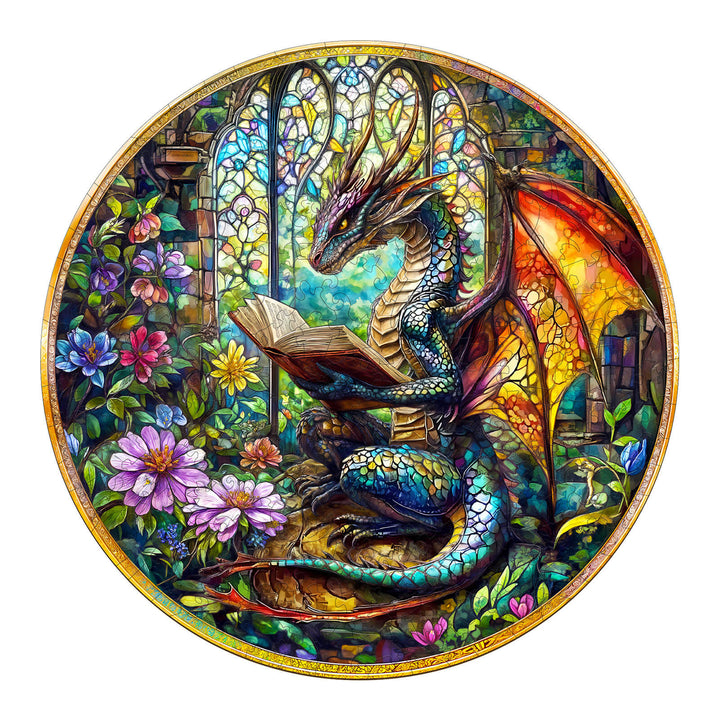 Mysterious Dragon Wooden Jigsaw Puzzle