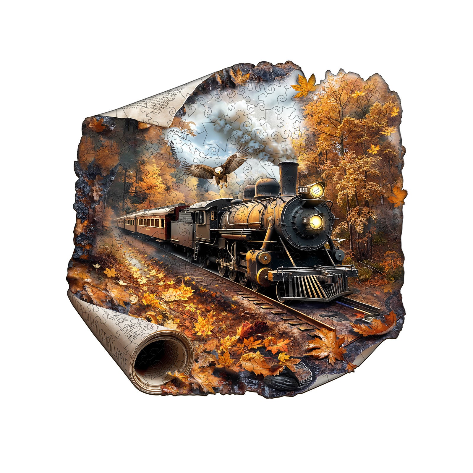 Journey of Autumn Wooden Jigsaw Puzzle