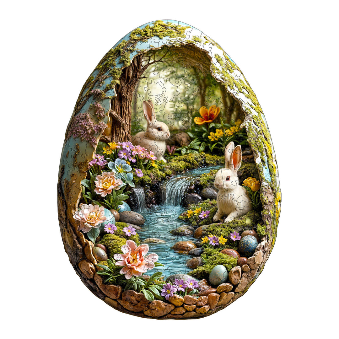 3D Wonderland Easter -1  Wooden Jigsaw Puzzle