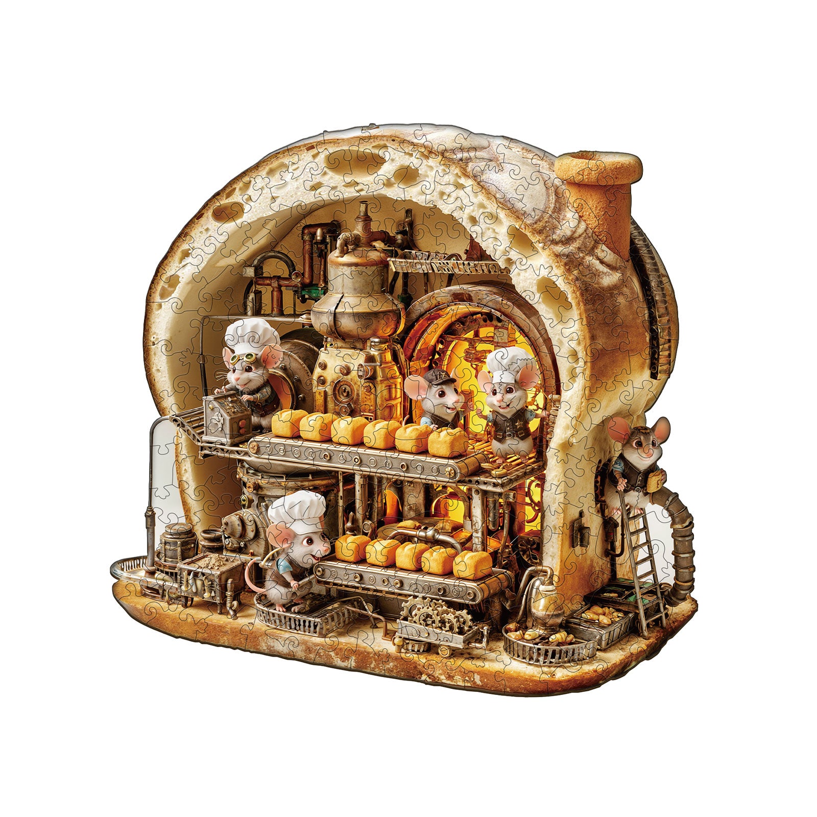 Mouse Bakery Wooden Jigsaw Puzzle