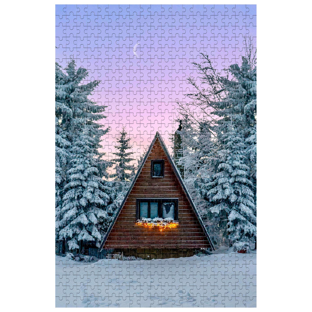 Dreamy Winter Night 500 / 1000 Piece Puzzle - Woodbests