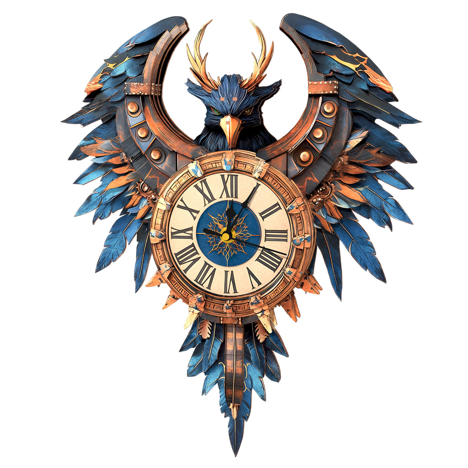 Thunderbird– DIY Wooden Clock, 3D Puzzle Craft Kit