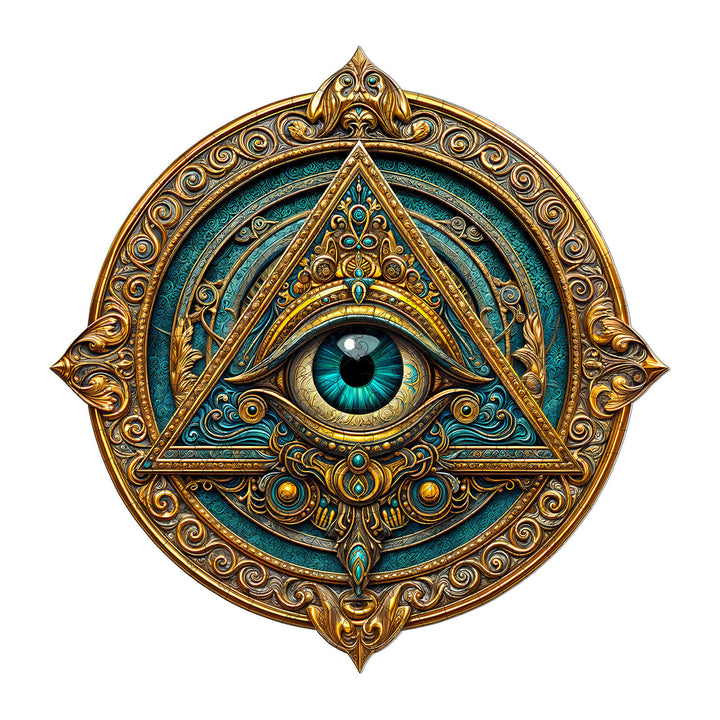 Mysterious Eye Wooden Jigsaw Puzzle