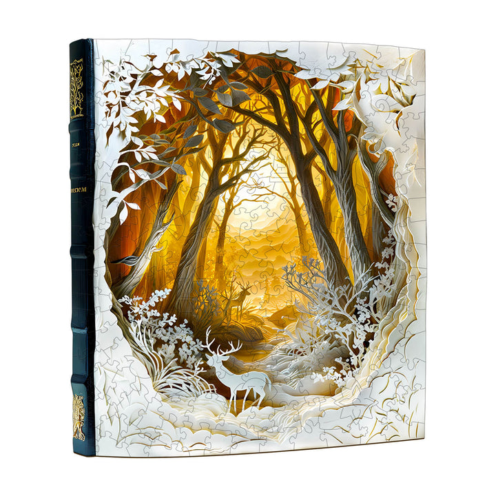 3D  Silent forest Wooden Jigsaw Puzzle