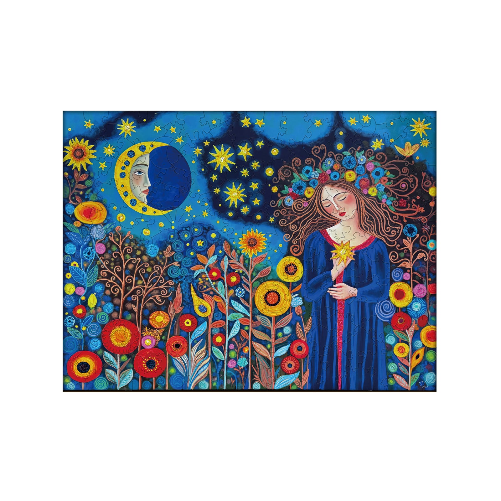 Jardín de Amapolas - Por el Artista Nicholas John VARDAXIS
