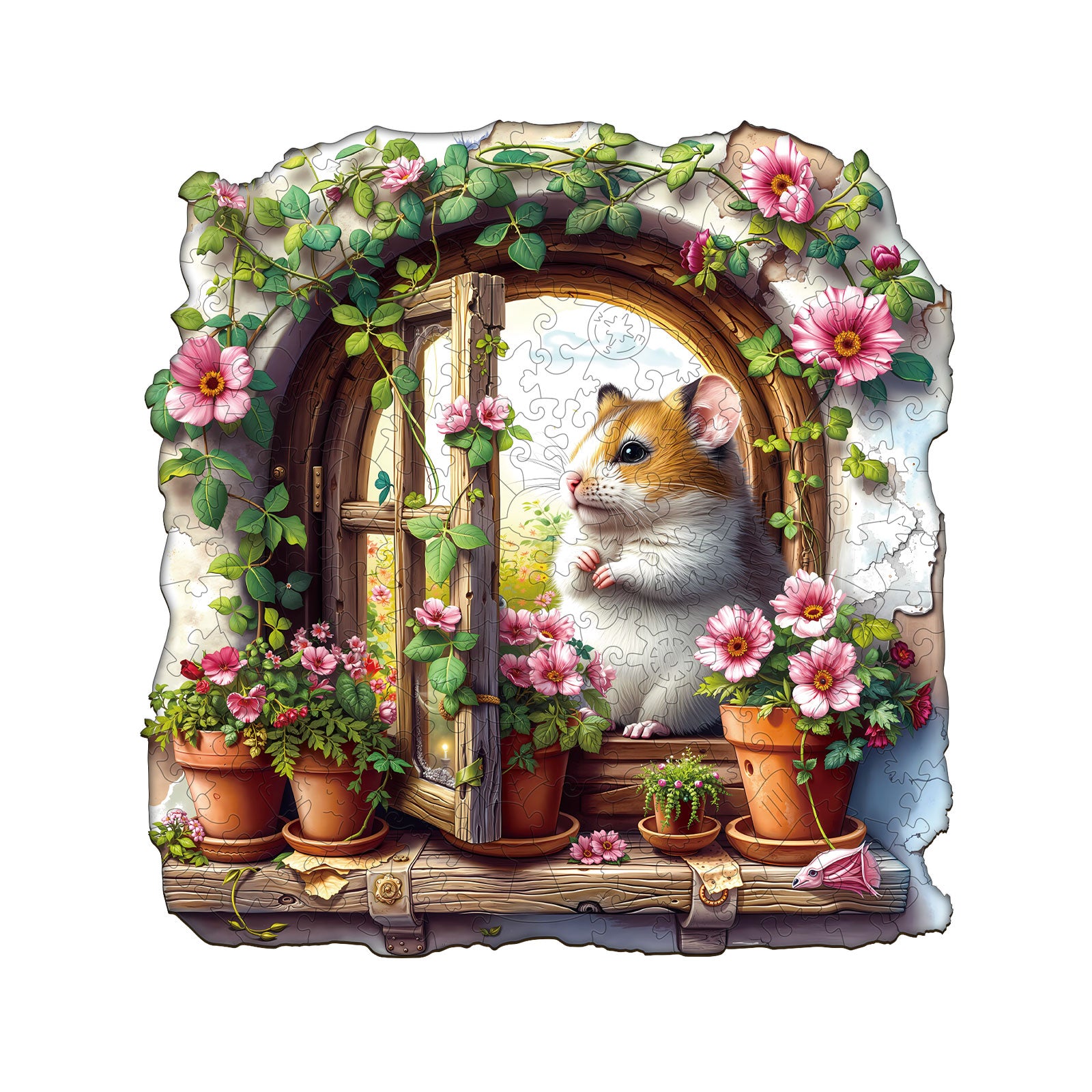 Spring Visitor Wooden Jigsaw Puzzle