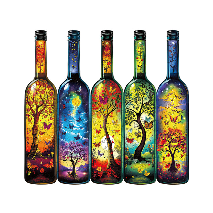 Bottle of Life Wooden Jigsaw Puzzle