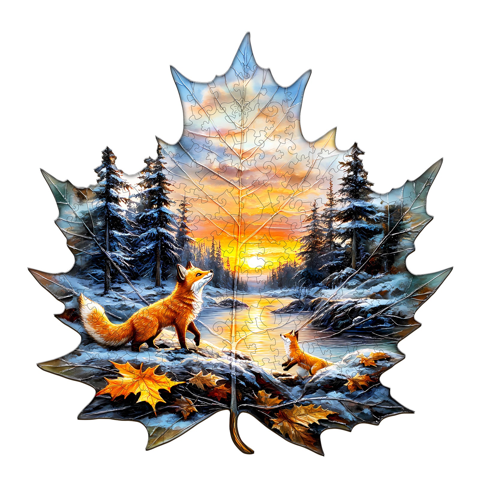 Winterfuchs Puzzle