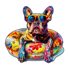 French Bulldog Wooden Jigsaw Puzzle