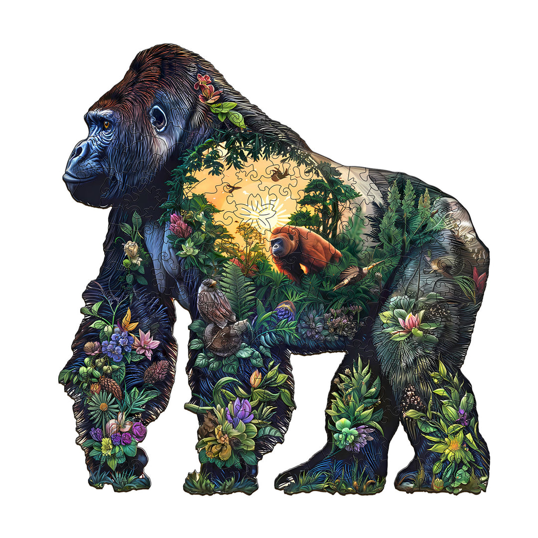 Floral Giant Wooden Jigsaw Puzzle