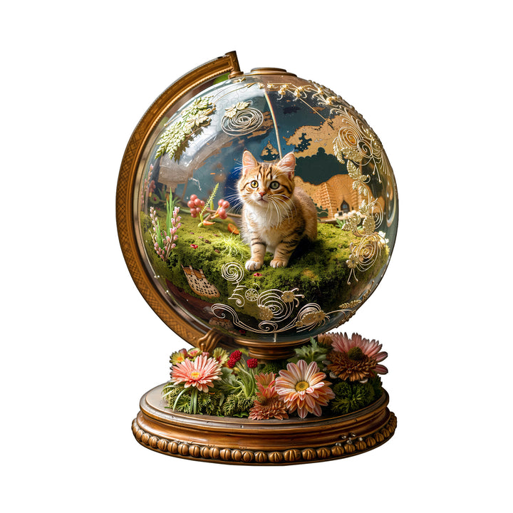 Cat’s Planet Wooden Jigsaw Puzzle