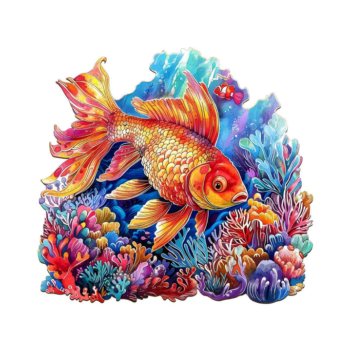 Beautiful Goldfish Wooden Jigsaw Puzzle