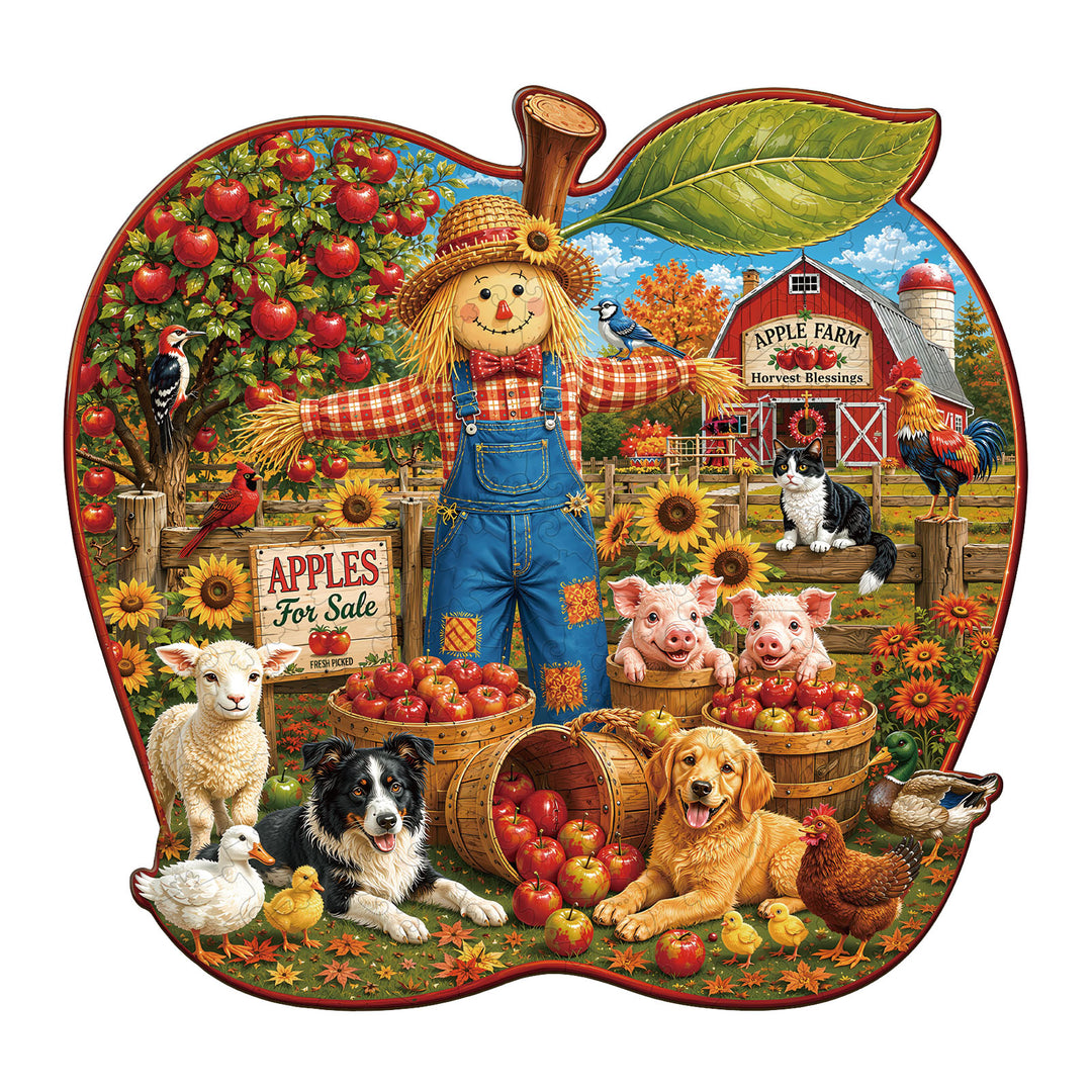 Apple Farm Wooden Jigsaw Puzzle