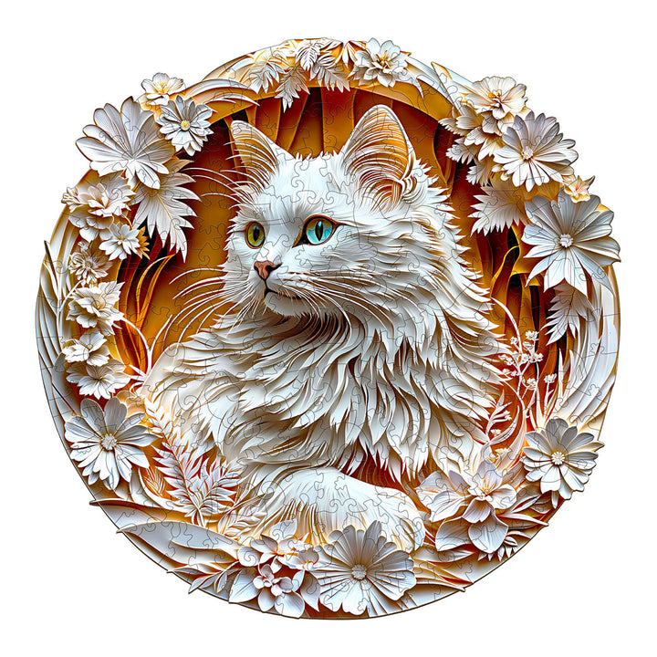 3D Cat-2 Wooden Jigsaw Puzzle