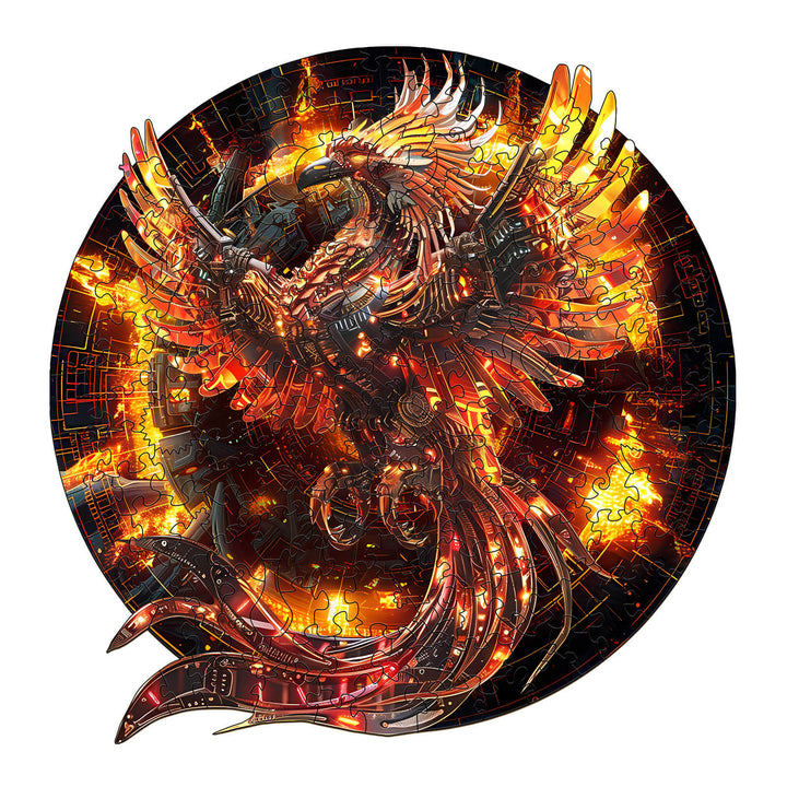 Puzzle en bois Yin Yang Phoenix-2