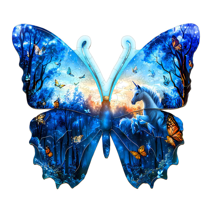 Butterfly Forest Wooden Jigsaw Puzzle