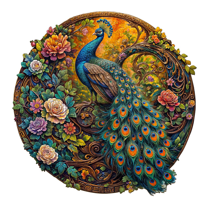 Peacock-2 Wooden Jigsaw Puzzle