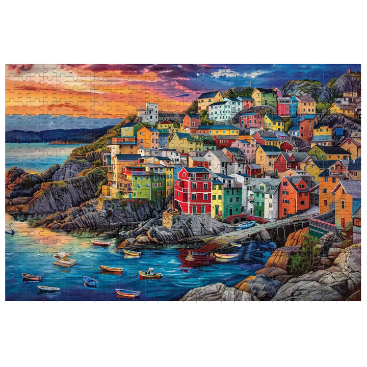 Puzzle 500/1000 pièces Harbour Towns 