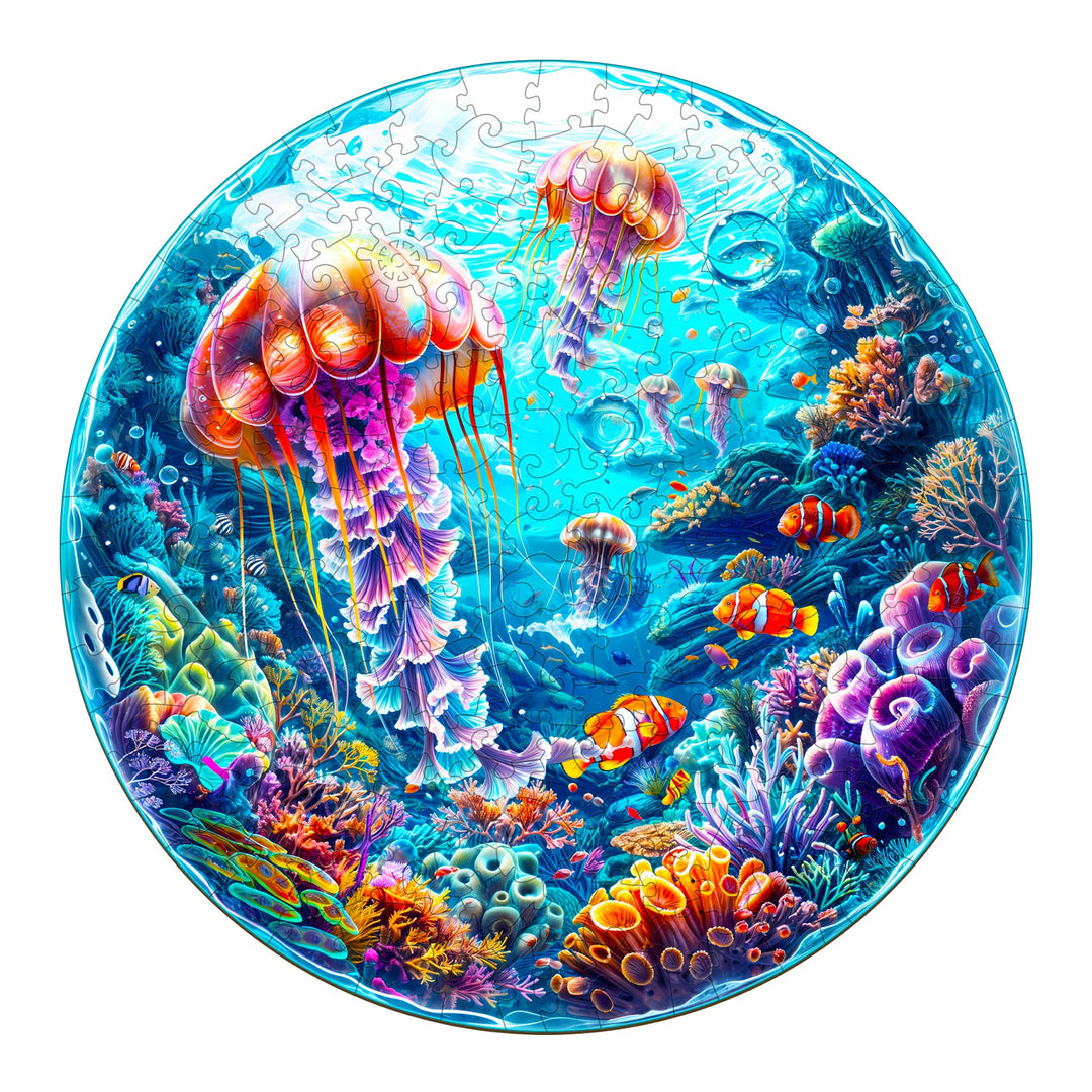 Spherical Ocean Wooden Jigsaw Puzzle