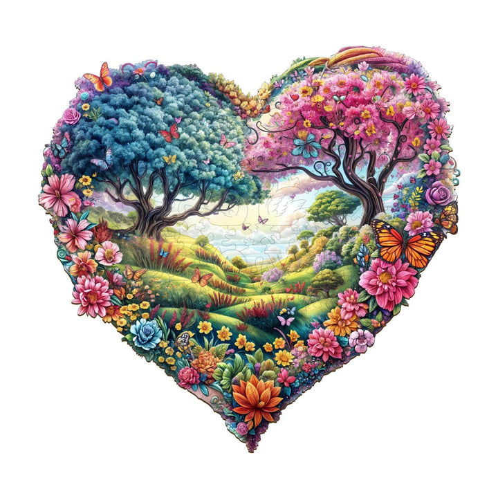 Love Garden Wooden Jigsaw Puzzle