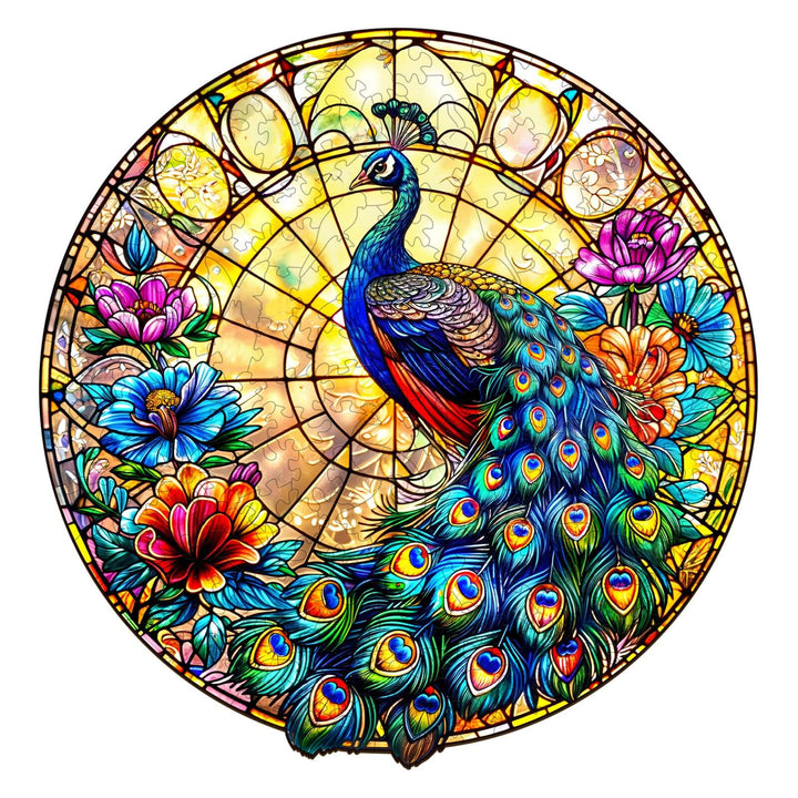 Peacock King Wooden Jigsaw Puzzle