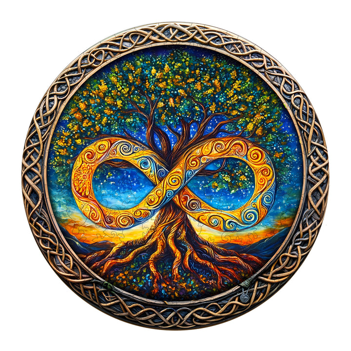 The Infinite Tree of Life-2 Wooden Jigsaw Puzzle - Woodbests