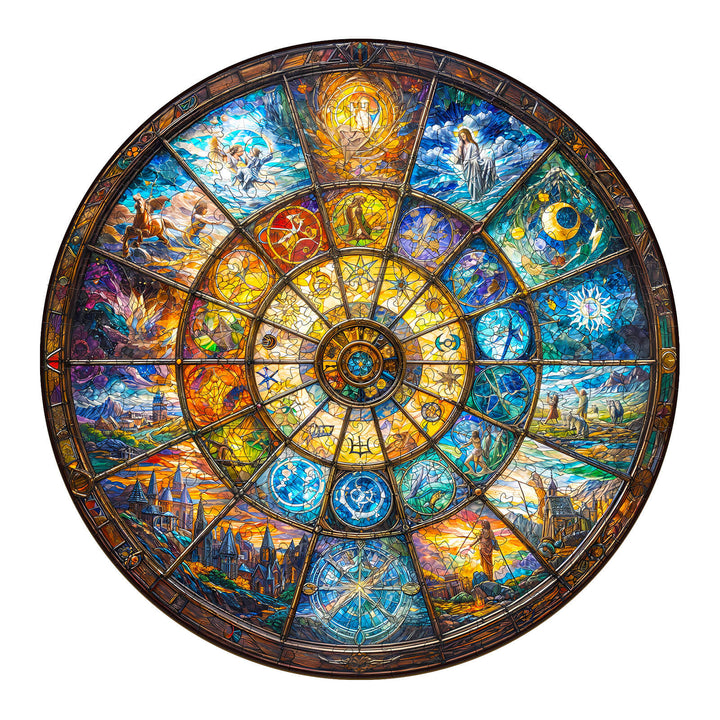 Mysterious Fresco Wooden Jigsaw Puzzle