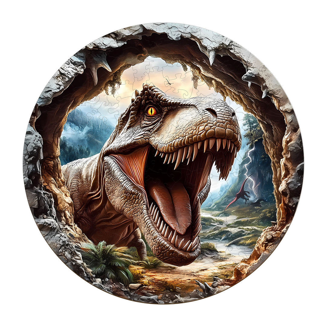 3D T-Rex 2 Wooden Jigsaw Puzzle