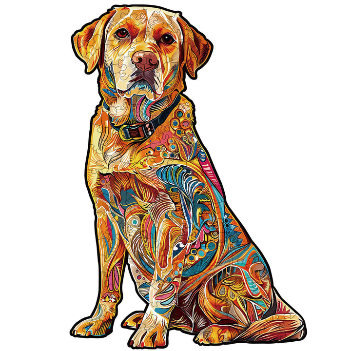 Handsome Labrador Wooden Jigsaw Puzzle - Woodbests