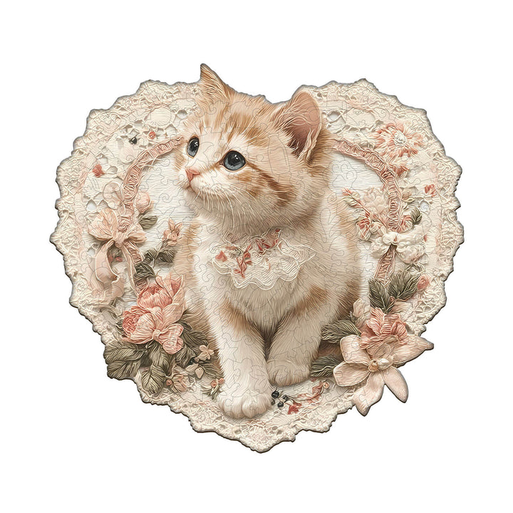 Lace Whispers Wooden Jigsaw Puzzle