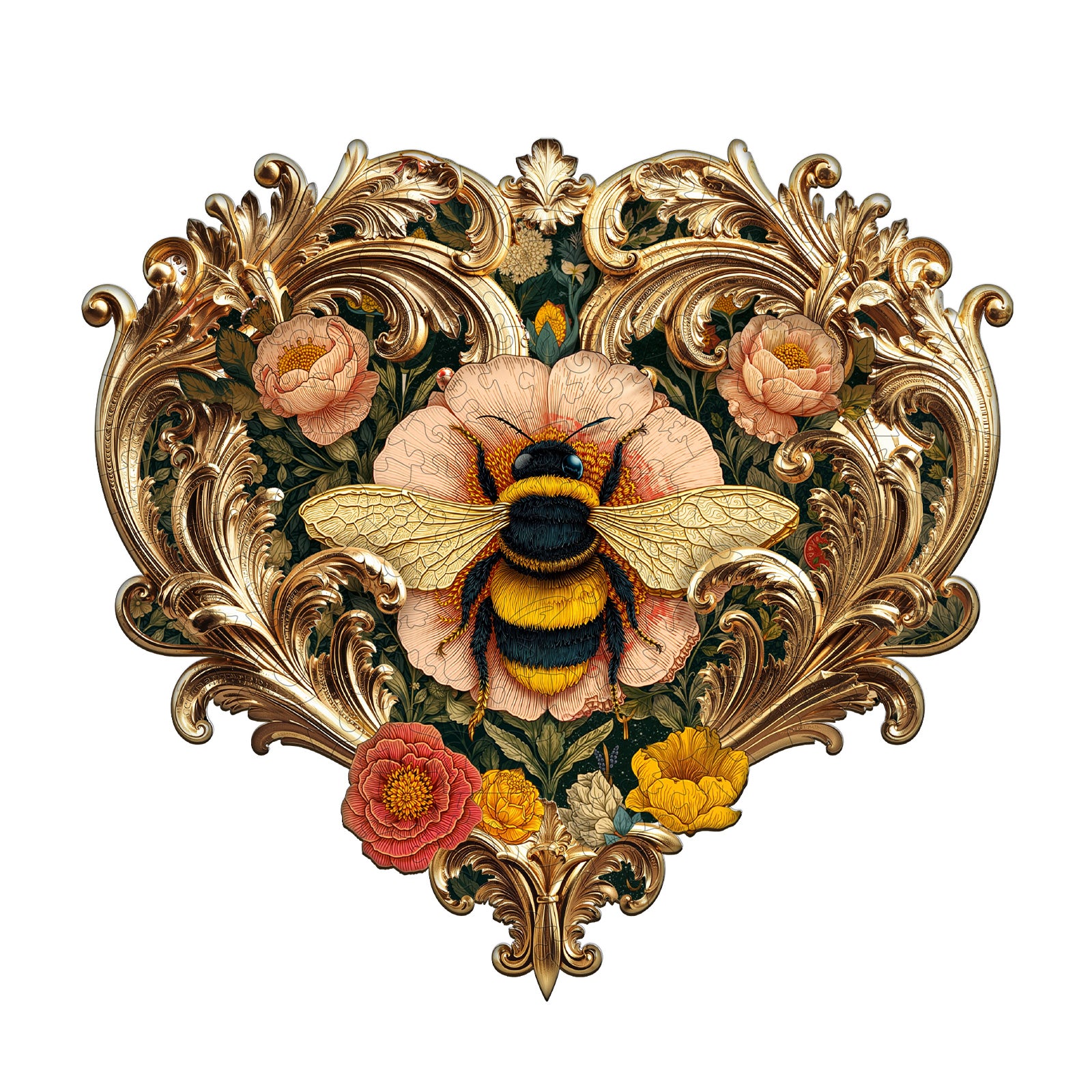 Puzzle en bois Abeille de William Morris