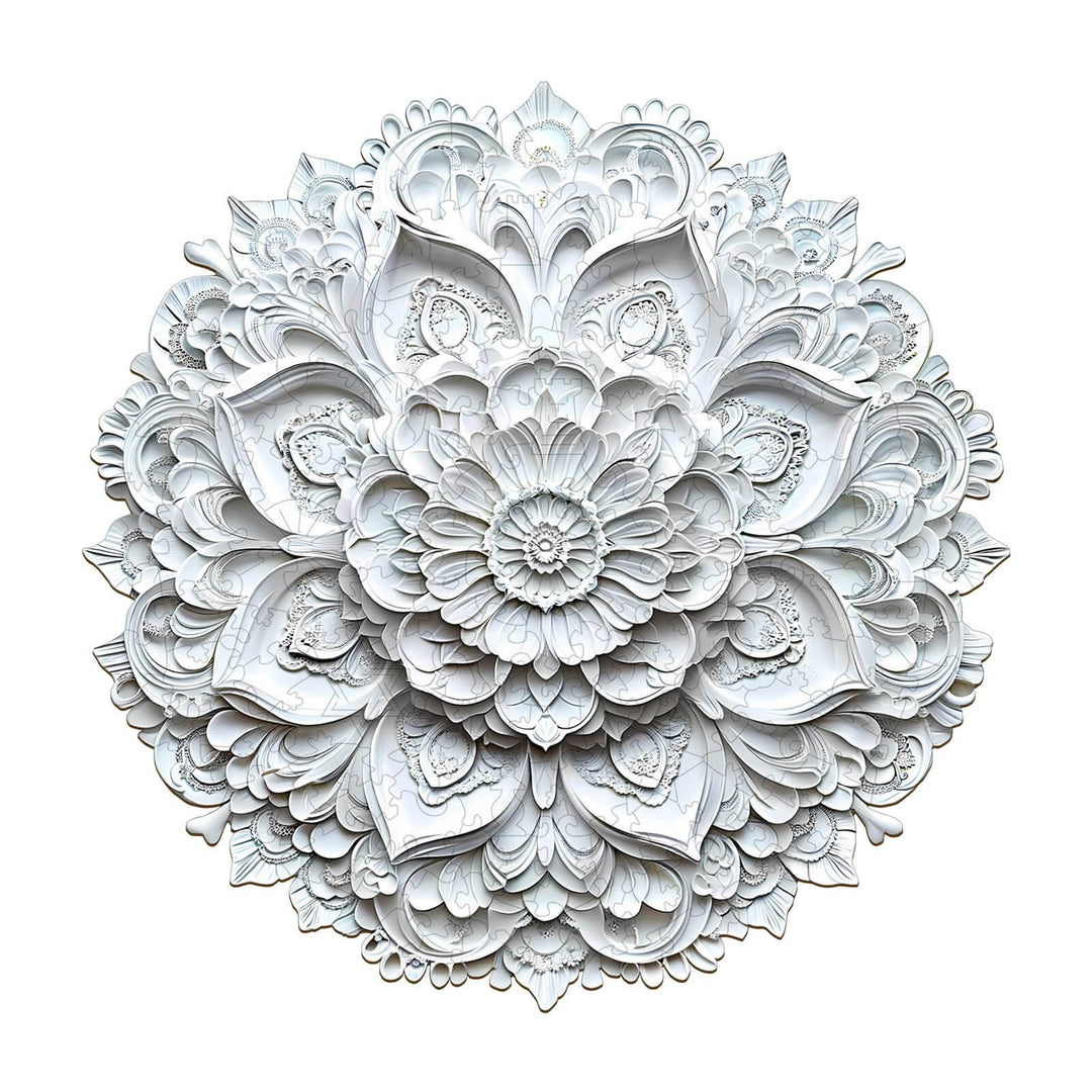 3D Paper Mandala-2 Wooden Jigsaw Puzzle