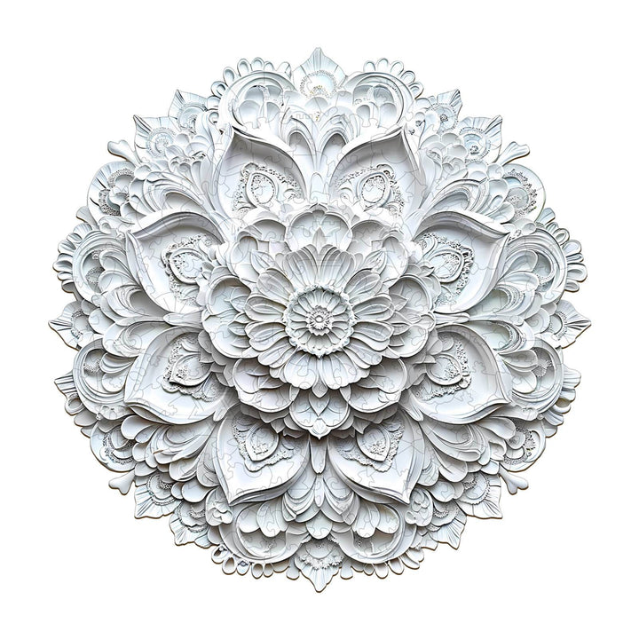 3D Paper Mandala-2 Wooden Jigsaw Puzzle