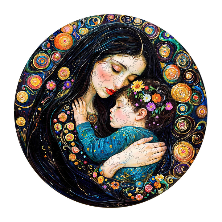 Painting Motherly Love Wooden Jigsaw Puzzle