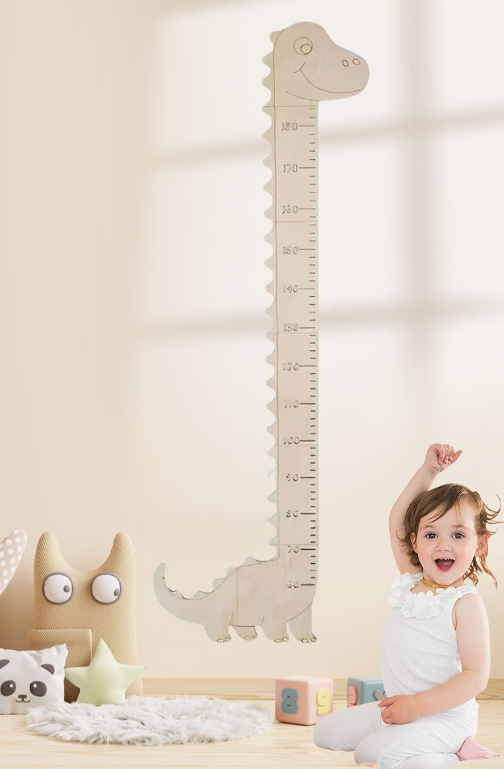 Personalized Wooden Dinosaur Growth Chart Ruler