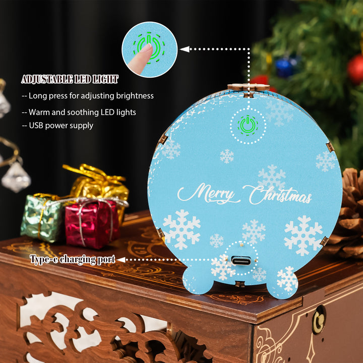 Christmas Village Kit - 3D Wooden Puzzle Night Light