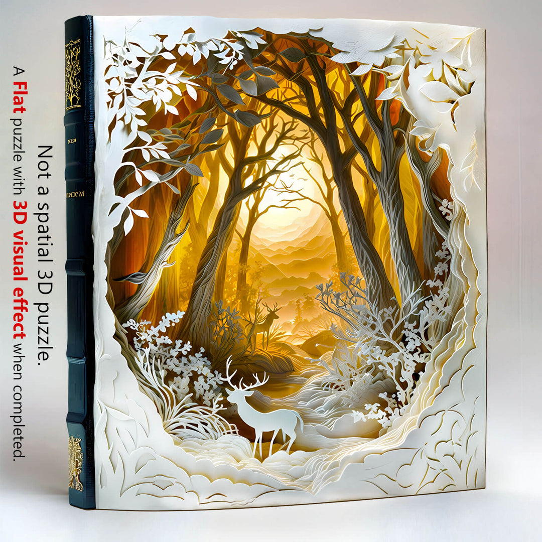 3D  Silent forest Wooden Jigsaw Puzzle