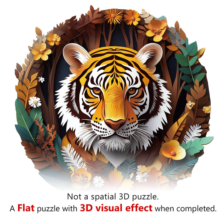 3D Heart of the Jungle Wooden Jigsaw Puzzle