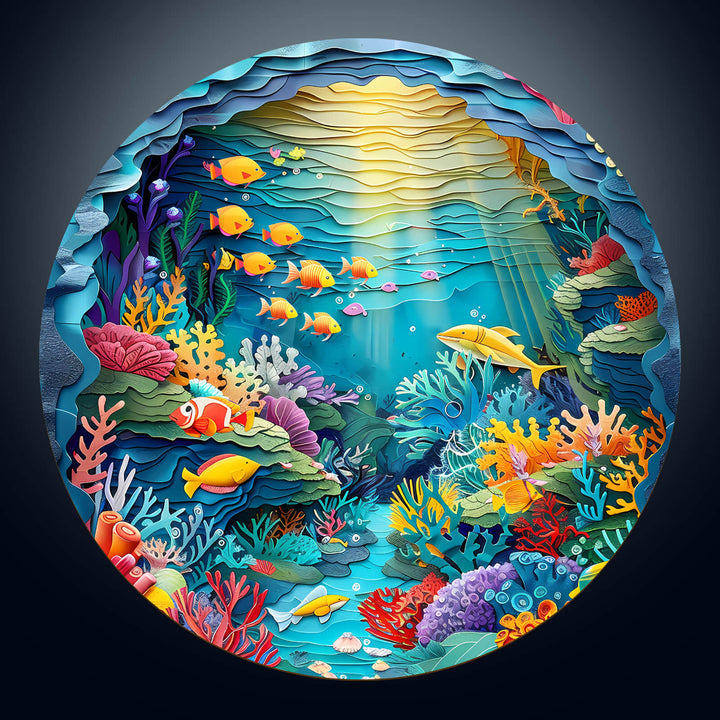 3D sea world Wooden Jigsaw Puzzle