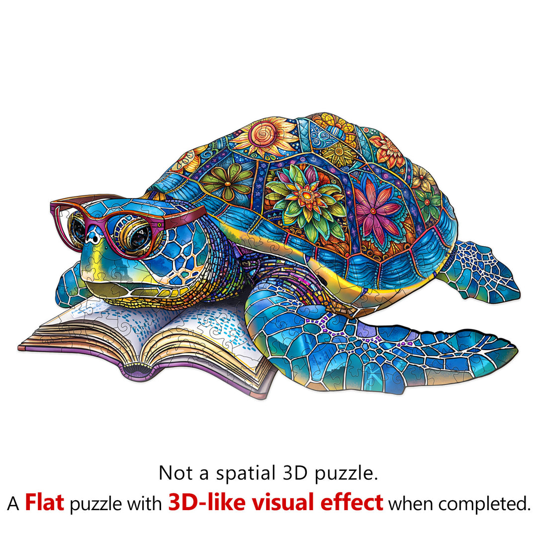 Reading The Ocean Wooden Jigsaw Puzzle