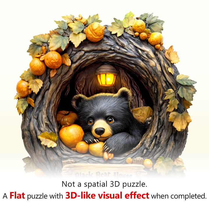 Puzzle en bois Orange Bear