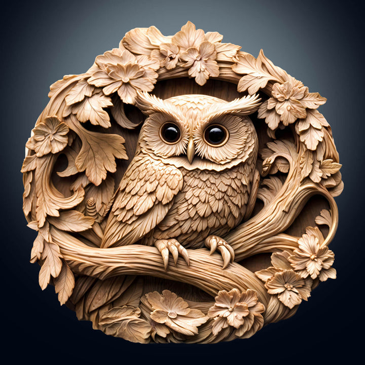 3D Owl-2 Wooden Jigsaw Puzzle