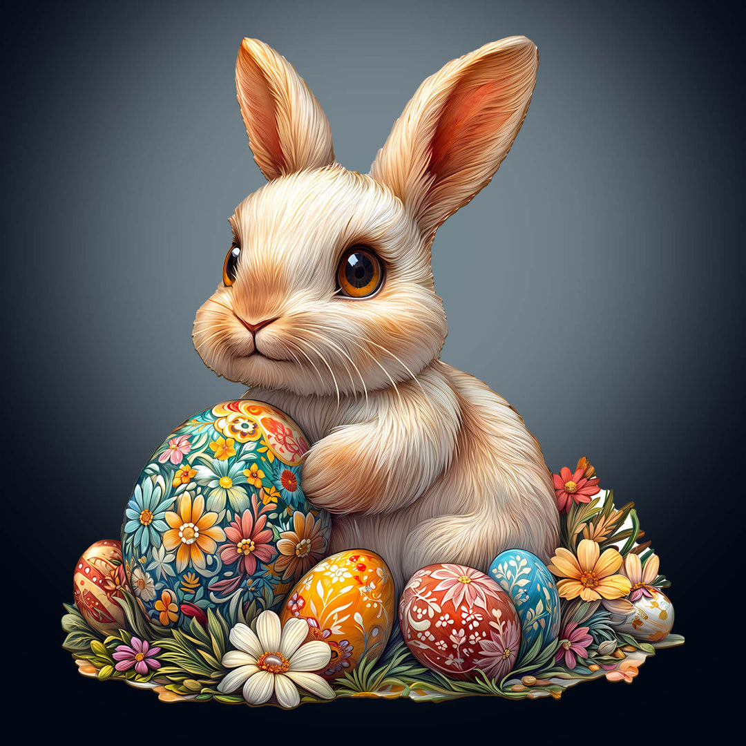 3D Wonderful Easter bunny Jigsaw Puzzle