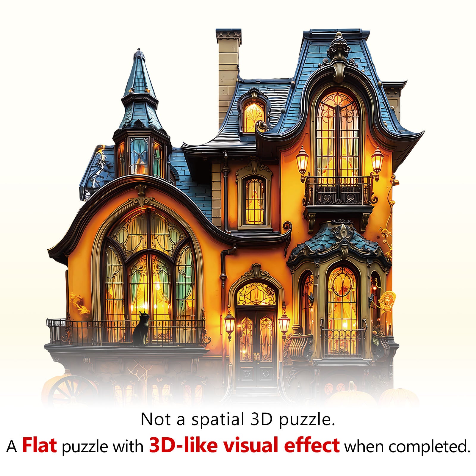 witch's house Wooden Jigsaw Puzzle