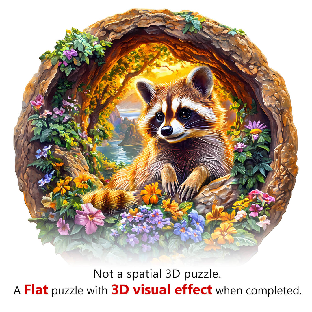 Puzzle en bois du monde fantastique 3D