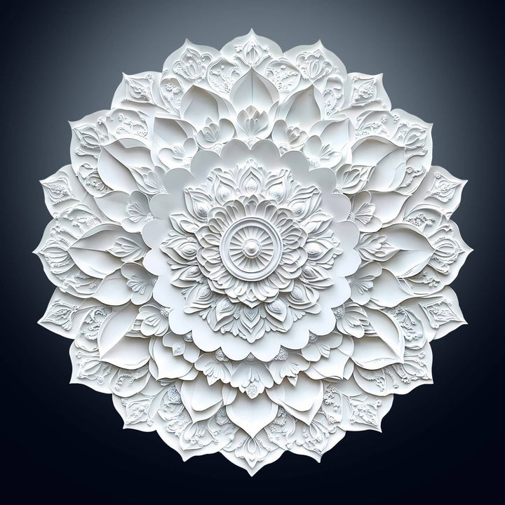 3D Paper Mandala-1 Wooden Jigsaw Puzzle